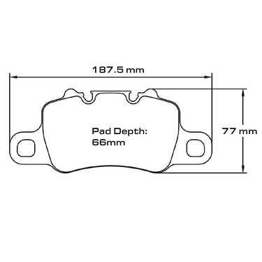 Pagid Racing Brake Pads No. 4925 (Rear)